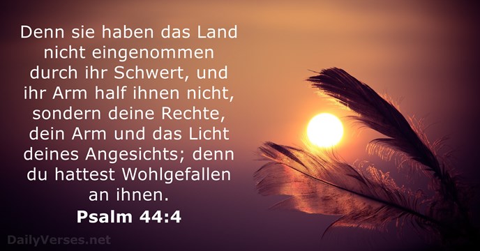 Psalmen 44:4