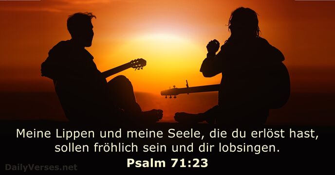 Psalmen 71:23