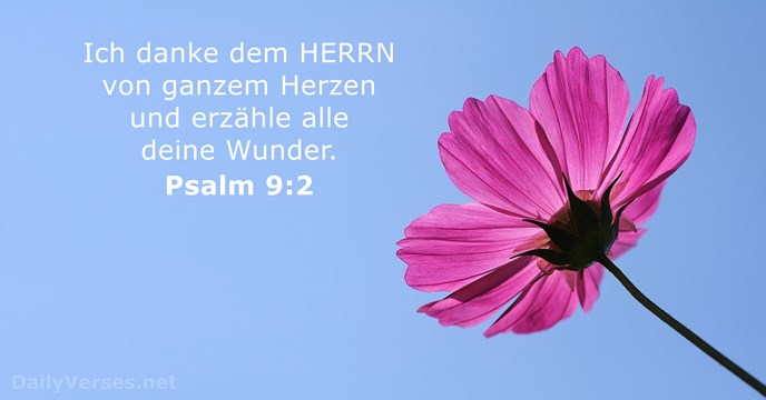 psalmen 9:2