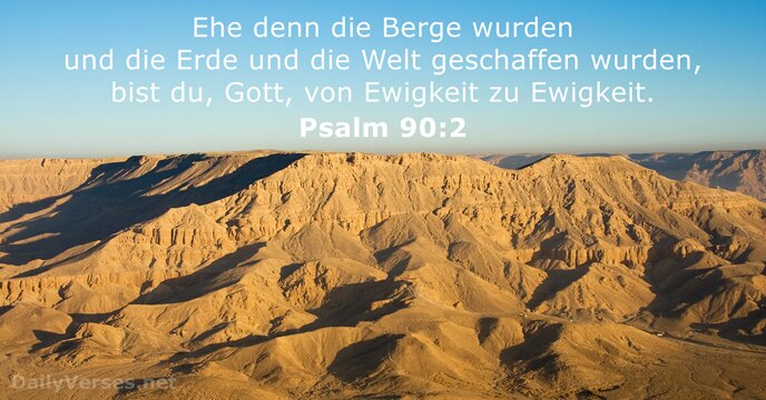 psalmen 90:2