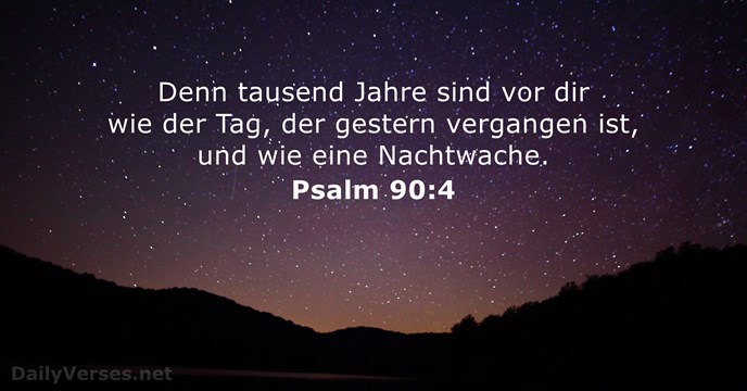 Psalmen 90:4