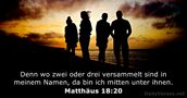 matthaus 18:20