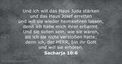 Sacharja 10:6