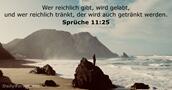 spruche 11:25