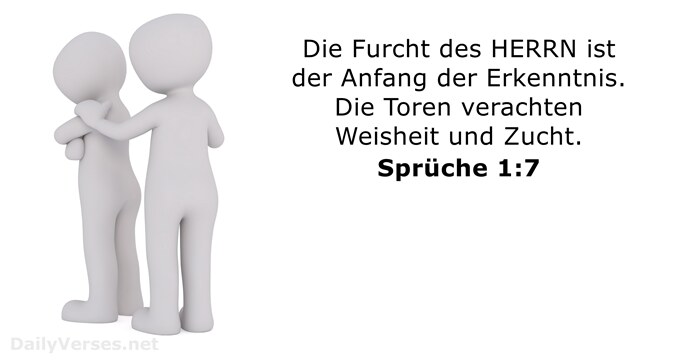 Sprüche 1:7