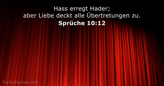 Sprüche 10:12