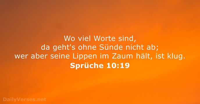 Sprüche 10:19