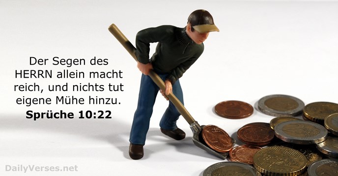 spruche 10:22