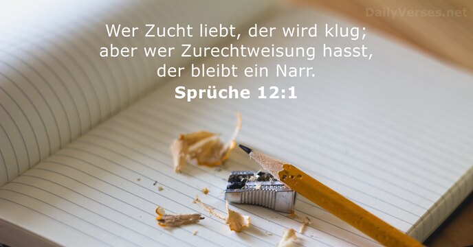 Sprüche 12:1