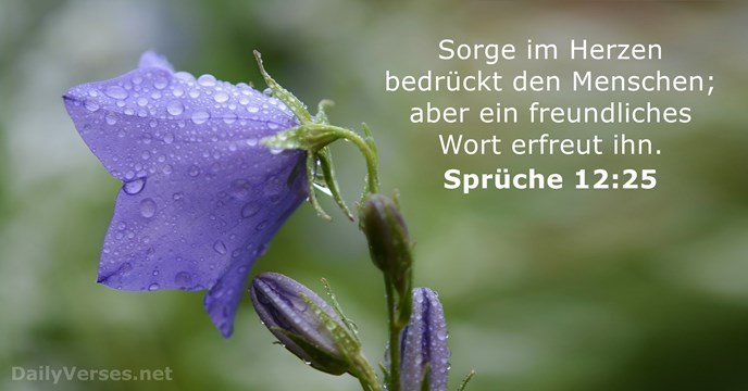 Sprüche 12:25
