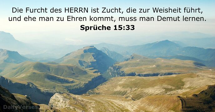 Sprüche 15:33