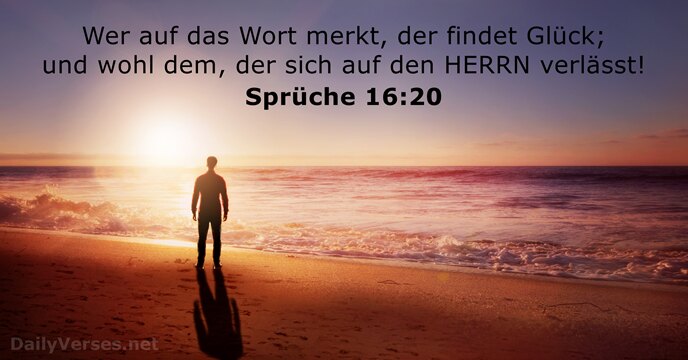 Sprüche 16:20