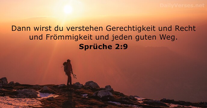 spruche 2:9