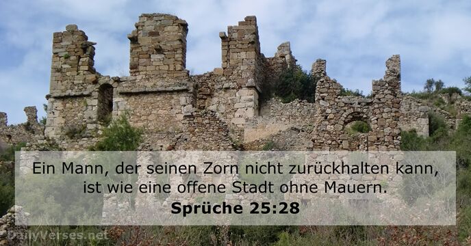 spruche 25:28