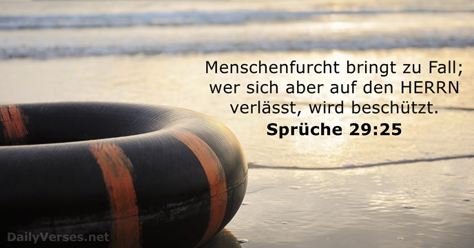Sprüche 29:25
