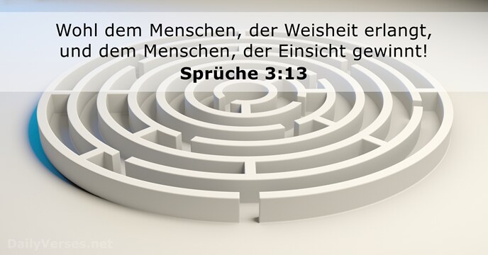 Sprüche 3:13