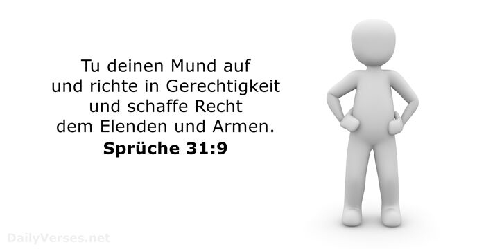spruche 31:9
