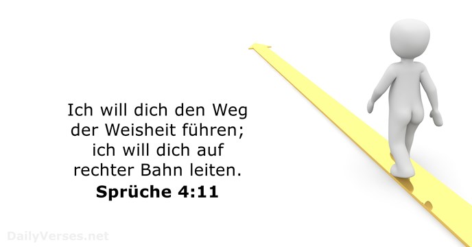 spruche 4:11