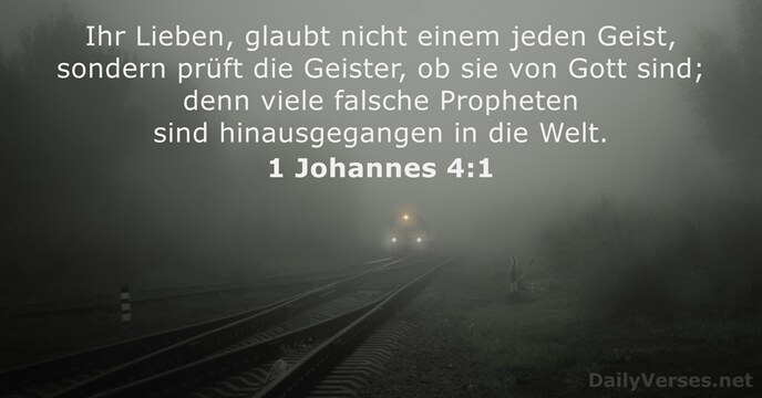 1 Johannes 4:1