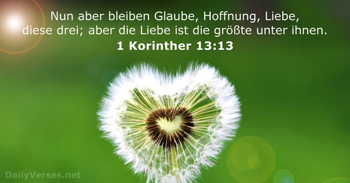 1 Korinther 13:13