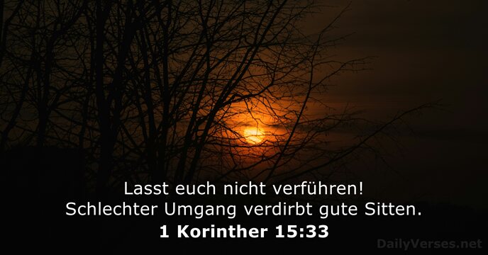 1 Korinther 15:33