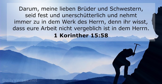 1 Korinther 15:58