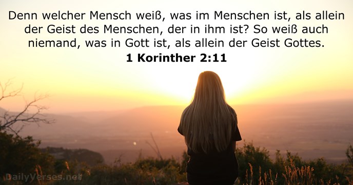 1 Korinther 2:11