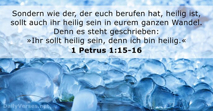 1 Petrus 1:15-16