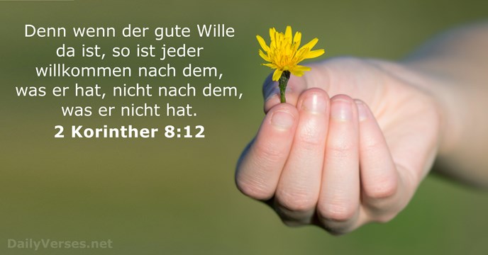 2 Korinther 8:12