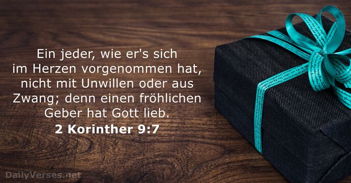 2 Korinther 9:7