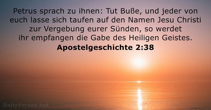 Apostelgeschichte 2:38
