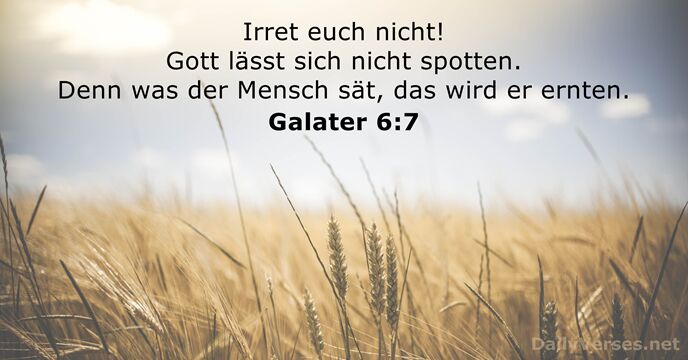 Galater 6:7
