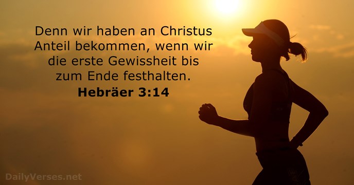 Hebräer 3:14