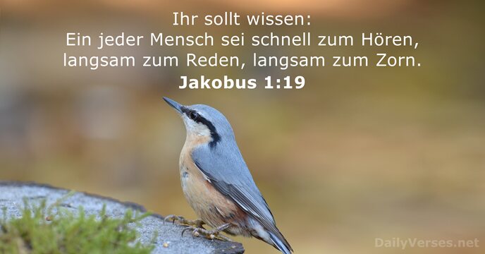 Jakobus 1:19