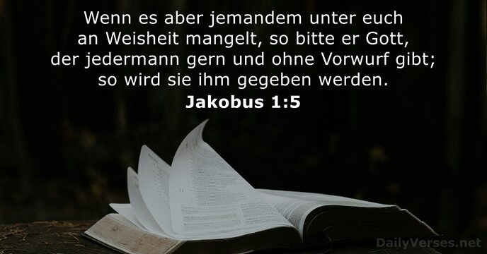 Jakobus 1:5