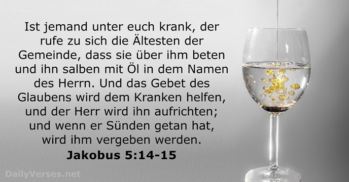 16 Bibelverse über die Krankheit - DailyVerses.net