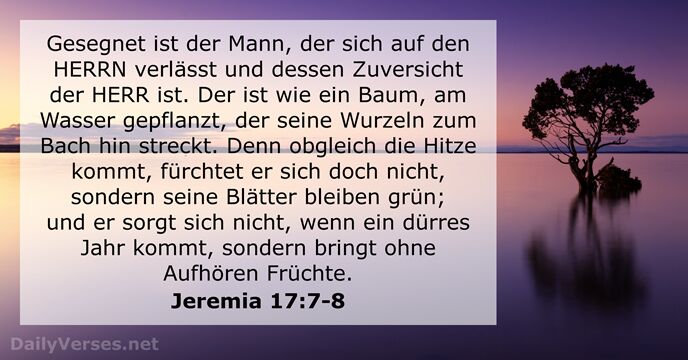 Jeremia 17:7-8