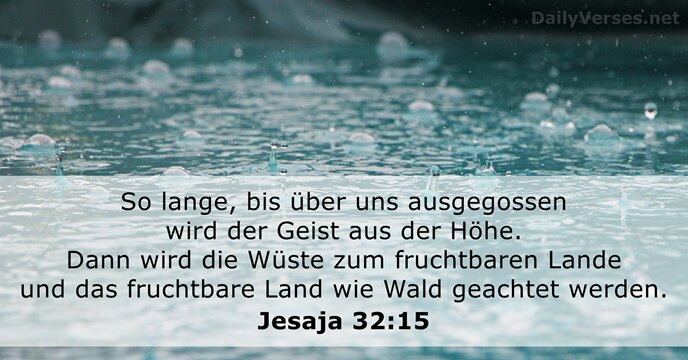Jesaja 32:15