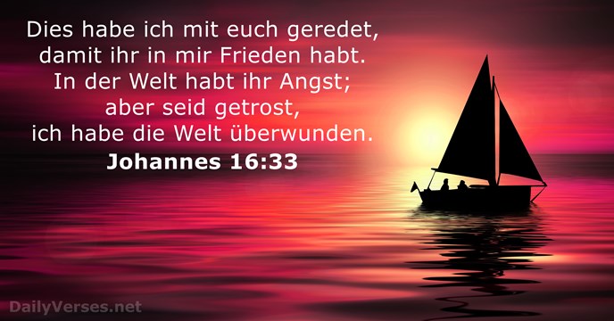 Johannes 16:33