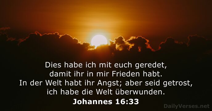 Johannes 16:33