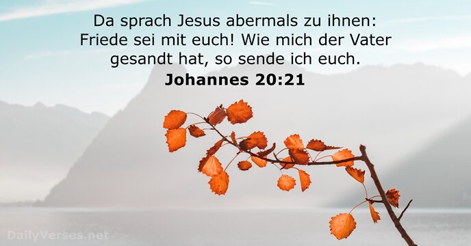 Johannes 20:21