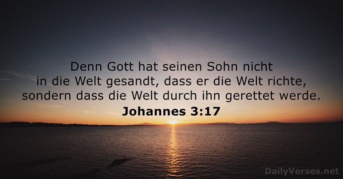 Johannes 3:17