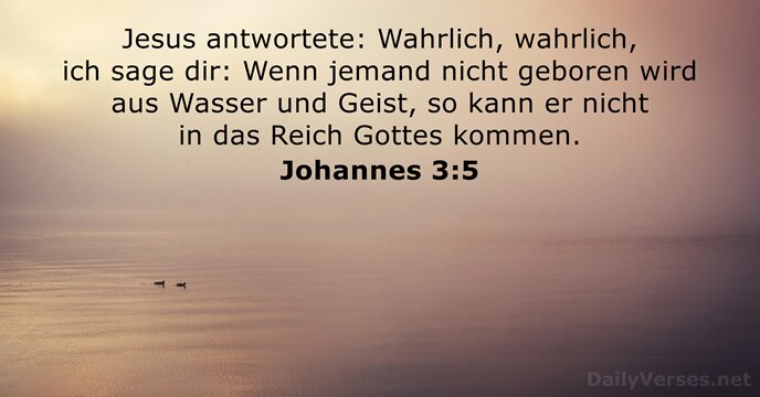 Johannes 3:5