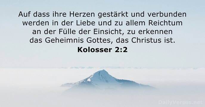 Kolosser 2:2