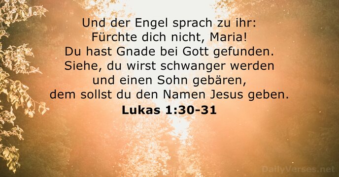 Lukas 1:30-31