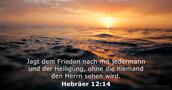 Hebräer 12:14