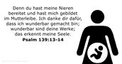 Psalmen 139:13-14