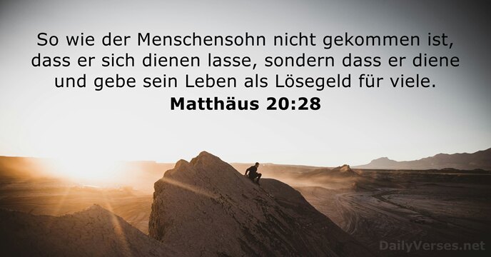 Matthäus 20:28