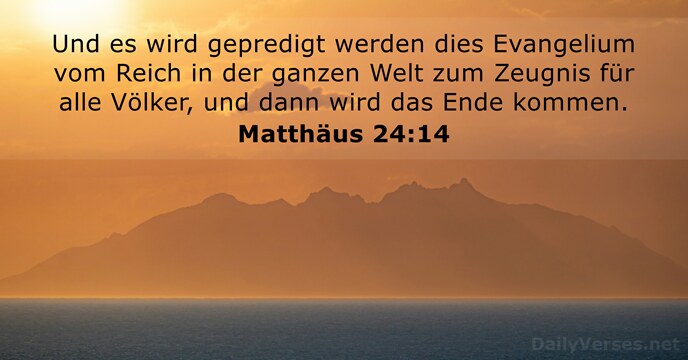 Matthäus 24:14