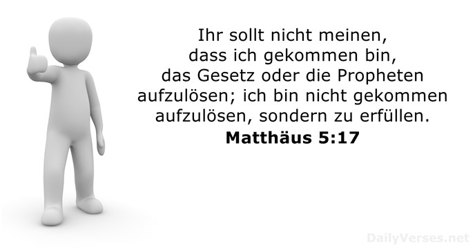 Matthäus 5:17